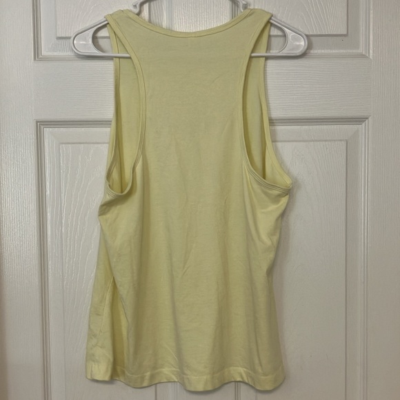 Fabletics Size L Active Tank Light Yellow Gently used-like new. - Picture 4 of 4